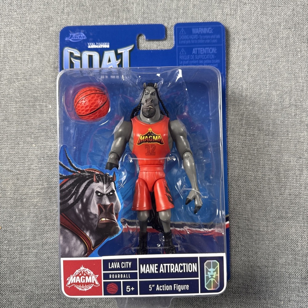 Jada Toys GOAT Mane‎ Attraction 5-Inch Scale Action Figure w/ Roarball NEW